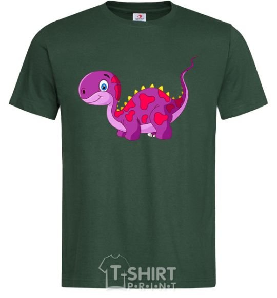 Men's T-Shirt Fuchsia dino bottle-green фото