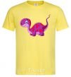 Men's T-Shirt Fuchsia dino cornsilk фото