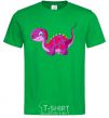 Men's T-Shirt Fuchsia dino kelly-green фото