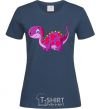 Women's T-shirt Fuchsia dino navy-blue фото