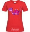 Women's T-shirt Fuchsia dino red фото