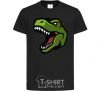 Kids T-shirt Screaming dino black фото