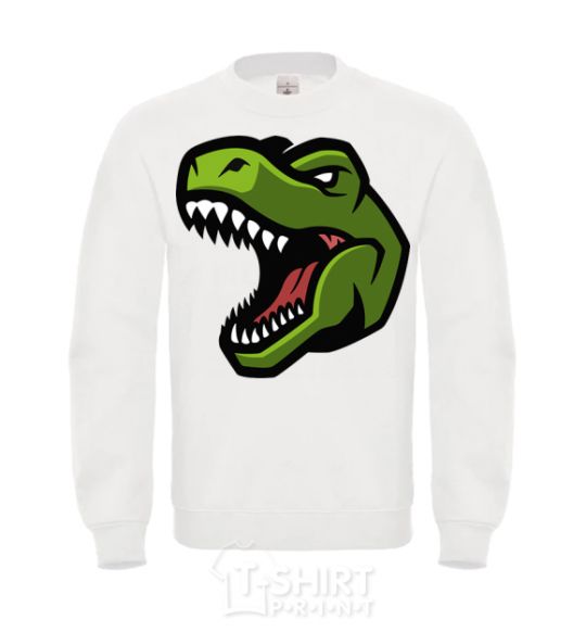 Sweatshirt Screaming dino White фото