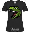 Women's T-shirt Screaming dino black фото