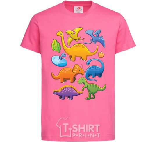 Kids T-shirt Little dinos art heliconia фото