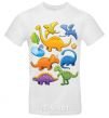 Men's T-Shirt Little dinos art White фото