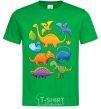 Men's T-Shirt Little dinos art kelly-green фото