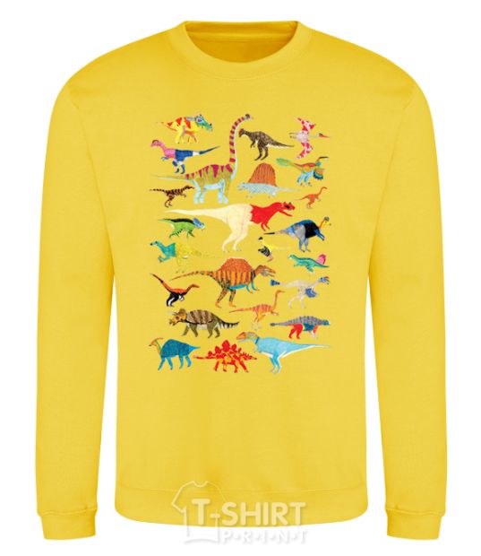Sweatshirt Multicolor dinos yellow фото