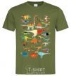 Men's T-Shirt Multicolor dinos millennial-khaki фото