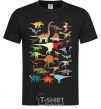 Men's T-Shirt Multicolor dinos black фото