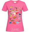 Women's T-shirt Multicolor dinos heliconia фото