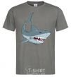 Men's T-Shirt Gray shark dark-grey фото
