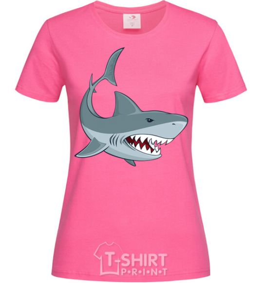 Women's T-shirt Gray shark heliconia фото