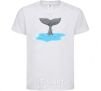 Детская футболка Хвост акулы Белый фото