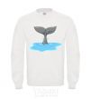 Sweatshirt Shark's tail White фото