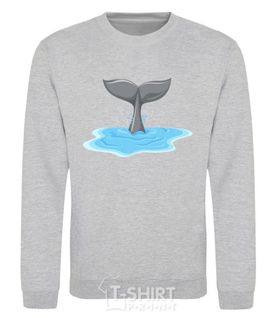 Sweatshirt Shark's tail sport-grey фото