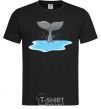 Мужская футболка Хвост акулы Черный фото