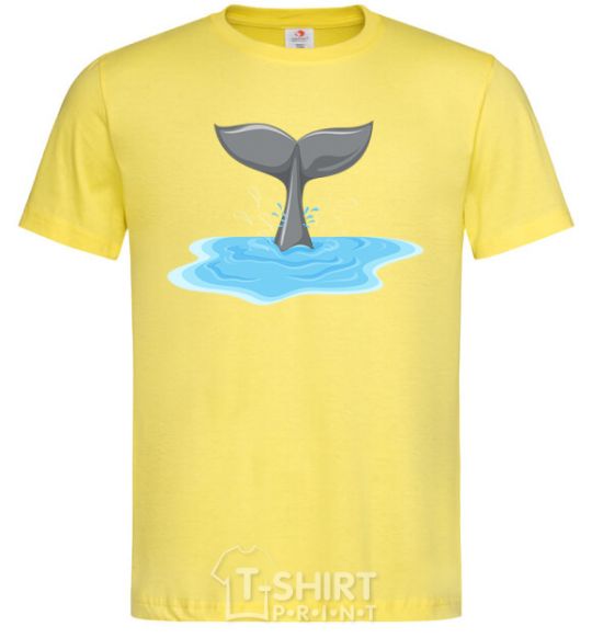 Мужская футболка Хвост акулы Лимонный фото