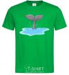 Men's T-Shirt Shark's tail kelly-green фото