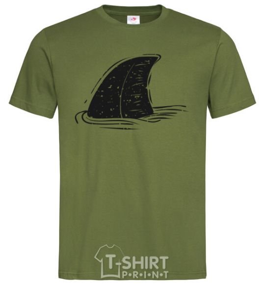 Men's T-Shirt Shark fin millennial-khaki фото