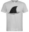 Men's T-Shirt Shark fin grey фото