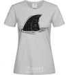 Женская футболка Плавник акулы Серый фото
