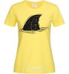 Женская футболка Плавник акулы Лимонный фото