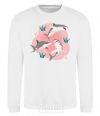 Sweatshirt Sharks in pink White фото