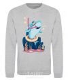 Sweatshirt Baby shark sport-grey фото