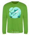 Sweatshirt Turquoise sharks orchid-green фото