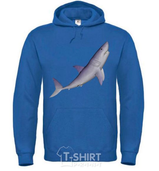 Men`s hoodie Violet shark royal фото