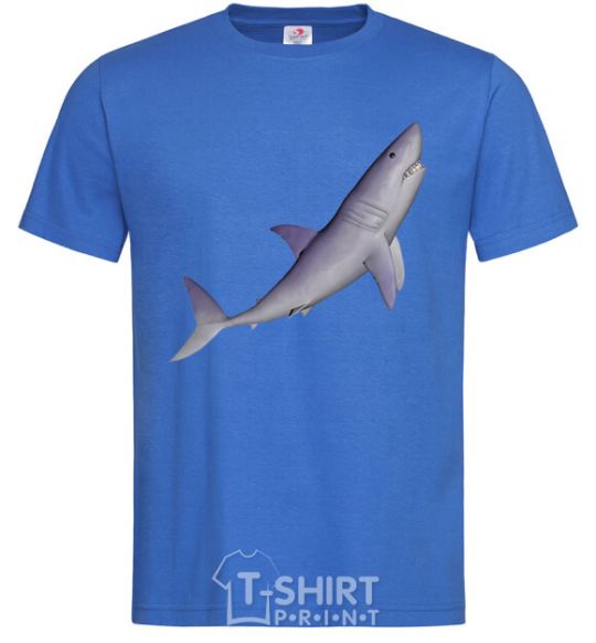 Men's T-Shirt Violet shark royal-blue фото