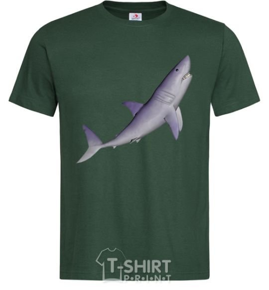 Men's T-Shirt Violet shark bottle-green фото