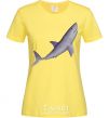 Женская футболка Violet shark Лимонный фото