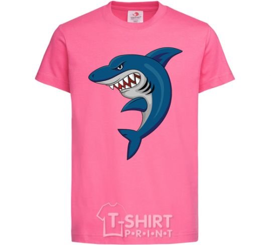 Kids T-shirt Blue shark heliconia фото