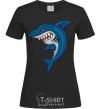 Women's T-shirt Blue shark black фото