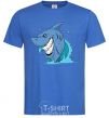 Men's T-Shirt Shark Smile royal-blue фото