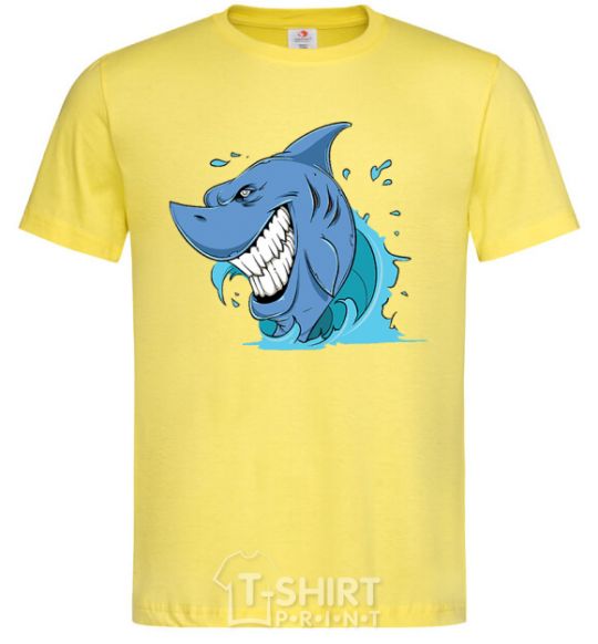 Men's T-Shirt Shark Smile cornsilk фото