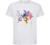 Kids T-shirt Butterfly paint White фото