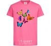 Kids T-shirt Multicolored Butterflies heliconia фото