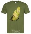 Men's T-Shirt Green butterfly millennial-khaki фото