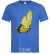 Men's T-Shirt Green butterfly royal-blue фото