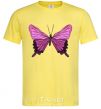 Men's T-Shirt Purple butterfly cornsilk фото