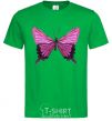 Men's T-Shirt Purple butterfly kelly-green фото