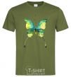 Men's T-Shirt Yellow butterfly millennial-khaki фото