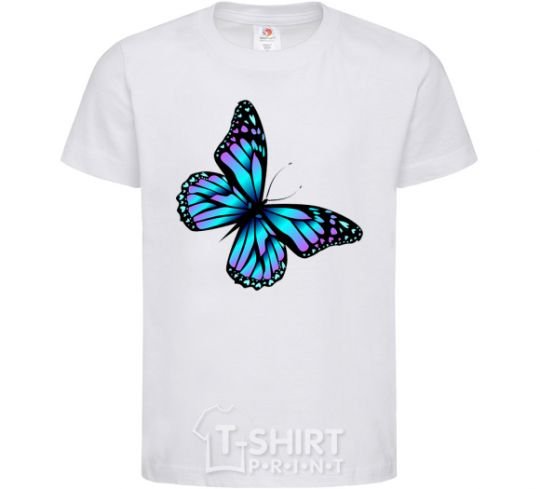 Kids T-shirt Acid butterfly White фото