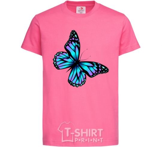 Kids T-shirt Acid butterfly heliconia фото