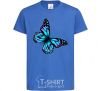 Kids T-shirt Acid butterfly royal-blue фото