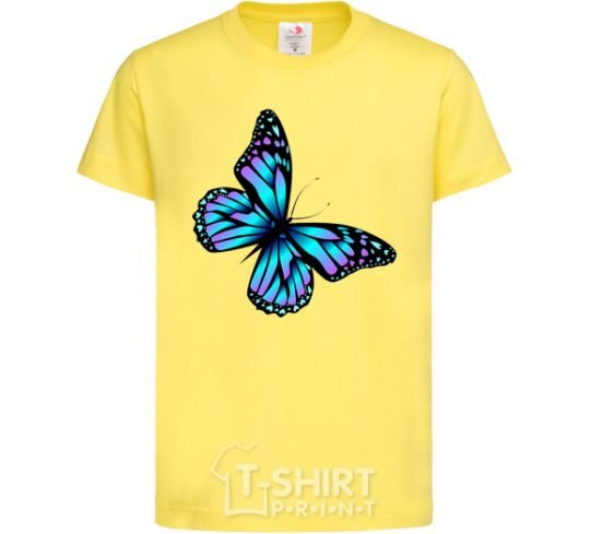 Kids T-shirt Acid butterfly cornsilk фото