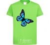 Kids T-shirt Acid butterfly orchid-green фото